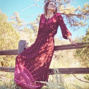 Chelsea & Violet Boho Maxi Dress Sz XS